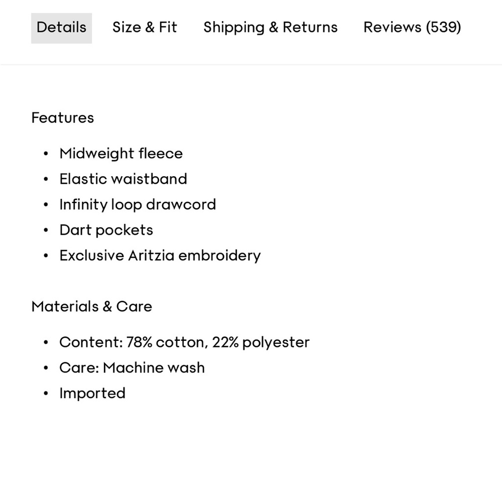 Aritzia sweatfleece cozy sweatpants mega in heather cloud white - Picture 10 of 11